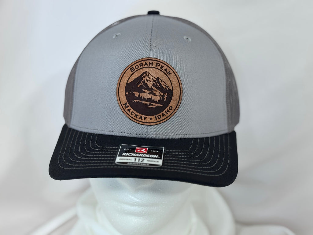 Borah Peak Mackay Idaho Leather Patch Hat
