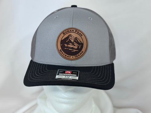 Borah Peak Mackay Idaho Leather Patch Hat