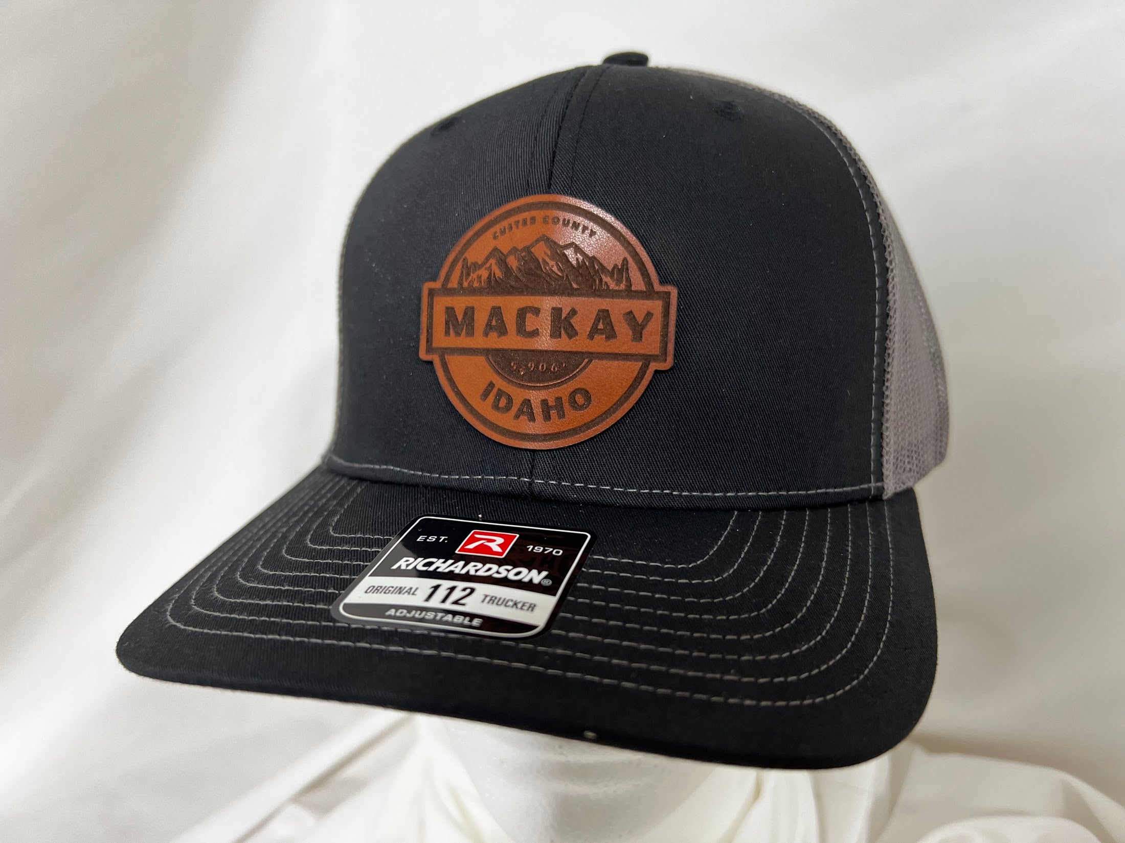 Custer County Mackay 5,906' Leather Patch Hat
