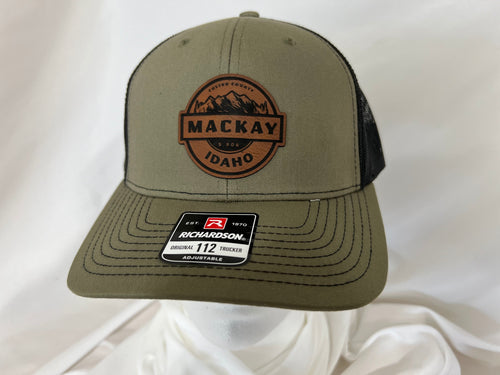 Custer County Mackay 5,906' Leather Patch Hat