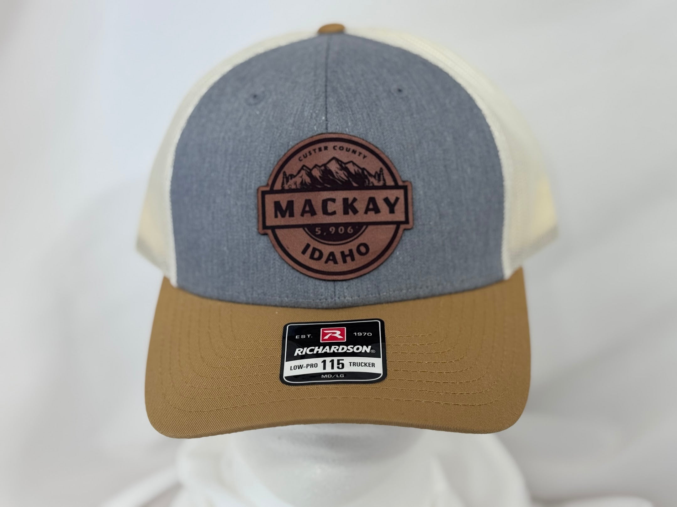 Custer County Mackay 5,906' Leather Patch Hat