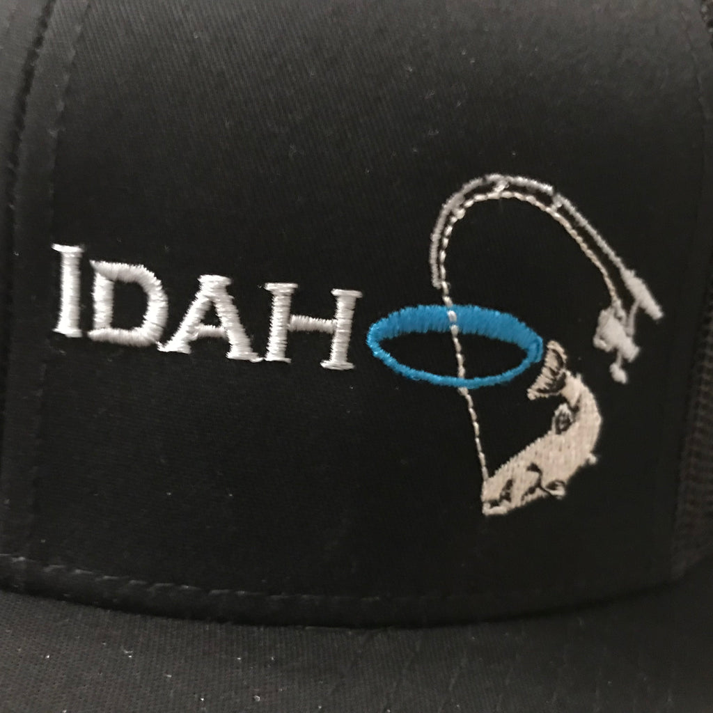 Ice Fishing SnapBack in Black/Black