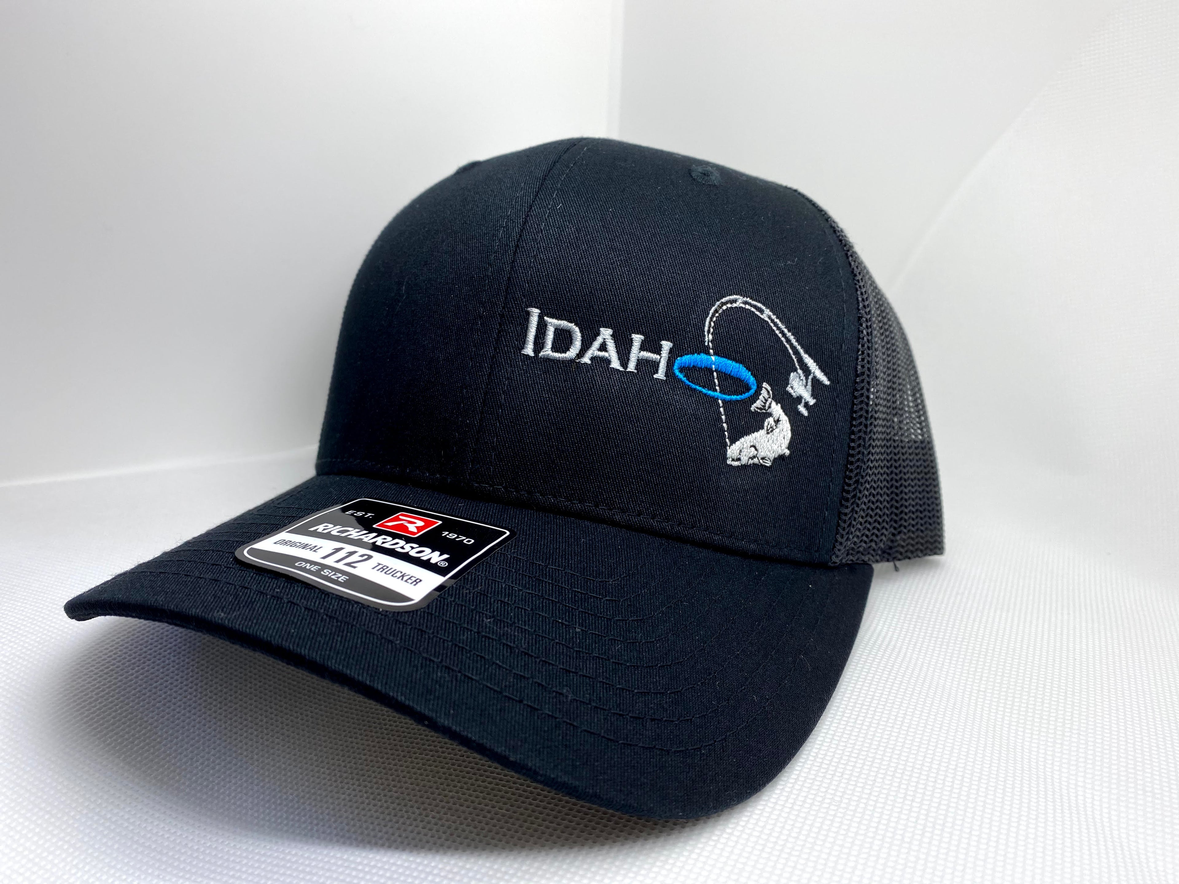 Ice Fishing SnapBack in Black/Black
