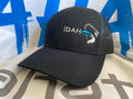 Ice Fishing SnapBack in Black/Black -Small