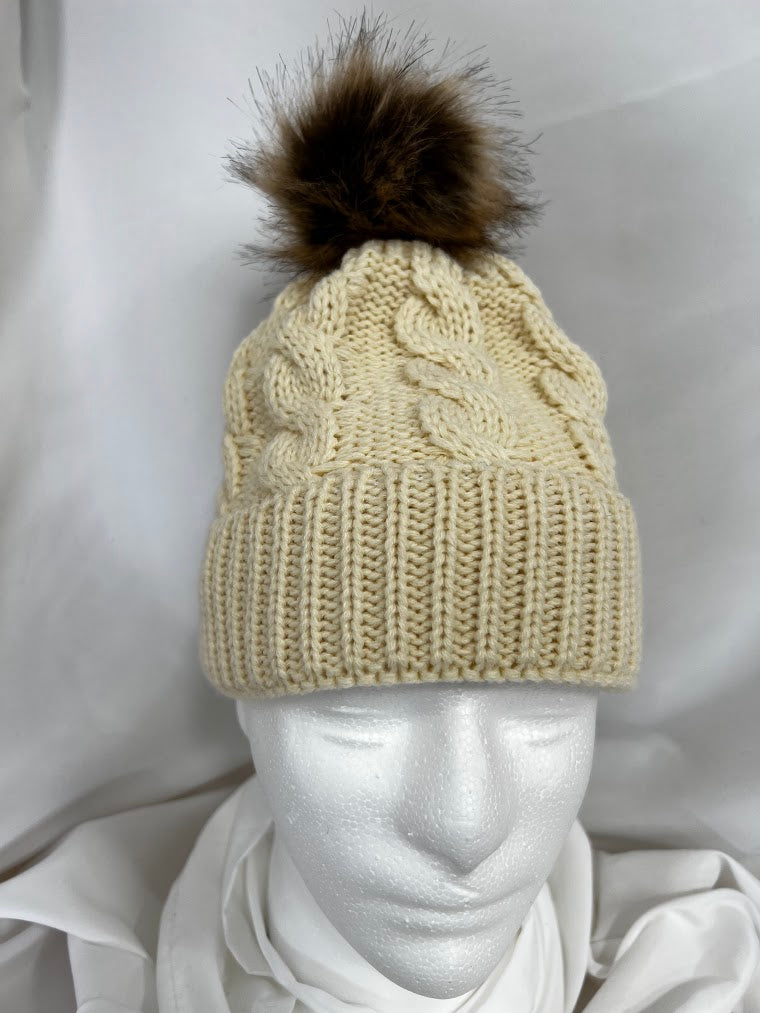 Idaho Girl Fox-Pom Beanie
