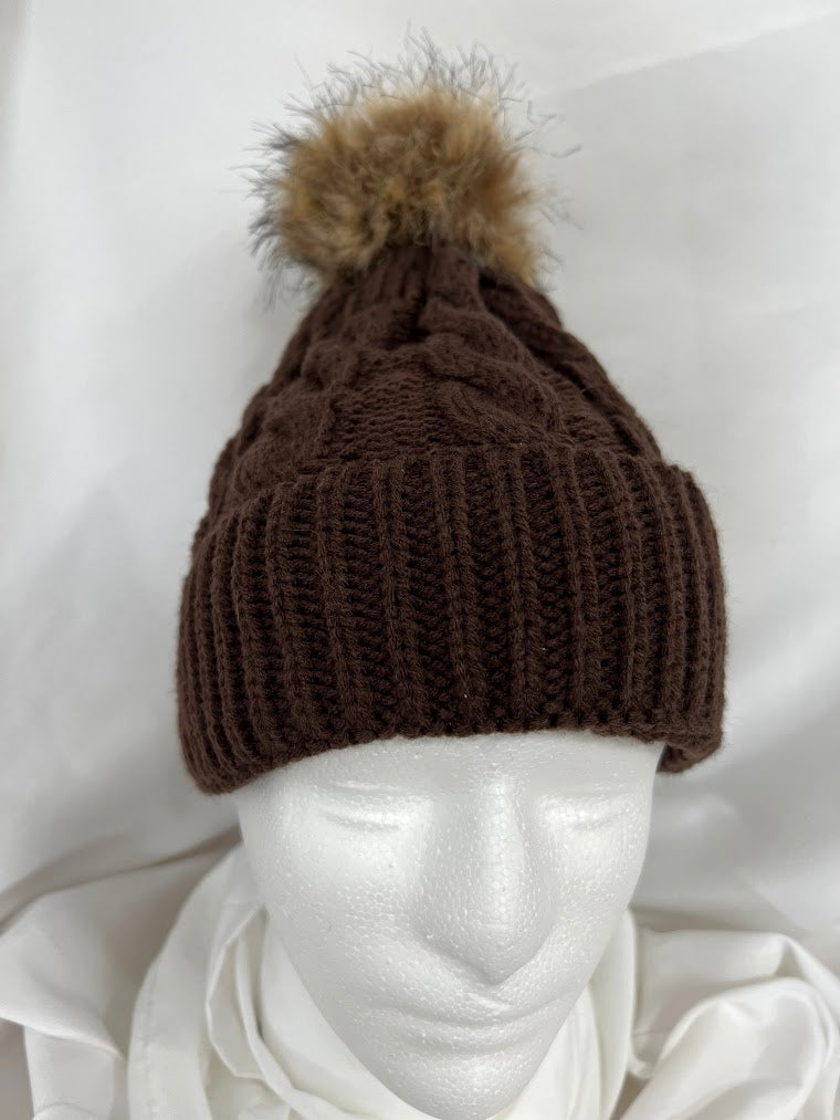 Idaho Girl Fox-Pom Beanie