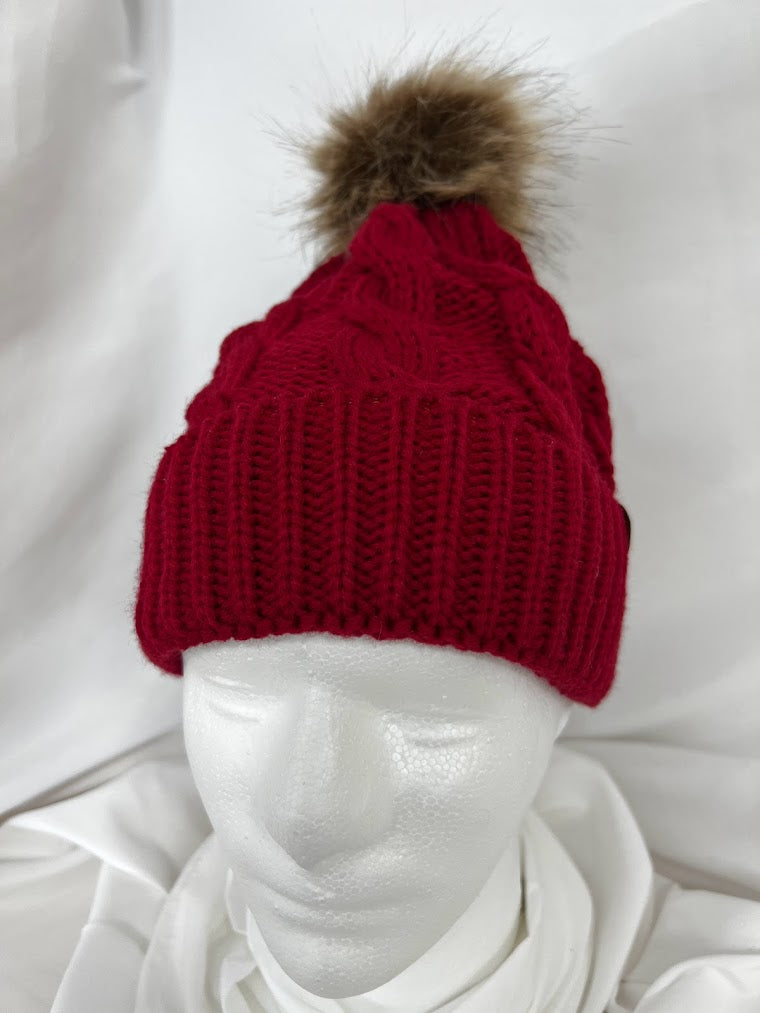 Idaho Girl Fox-Pom Beanie
