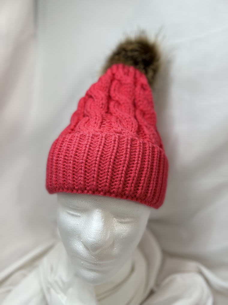 Idaho Girl Fox-Pom Beanie