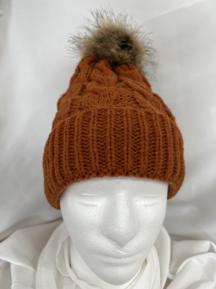 Idaho Girl Fox-Pom Beanie